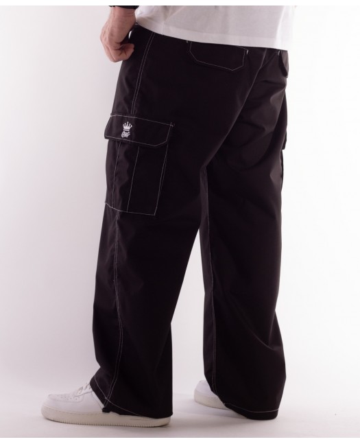 BSAT Baggy Combat Cargo Pants Black...
