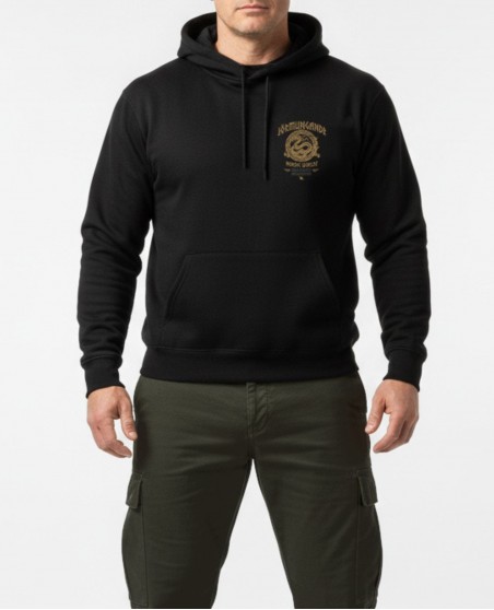 JÖRMUNGANDR Hoodie by Nordic Worlds - The World Serpent Black N Gold
