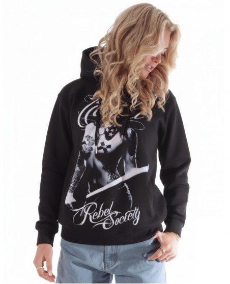 Baseball Chica Rebel Society Hoodie by BSAT