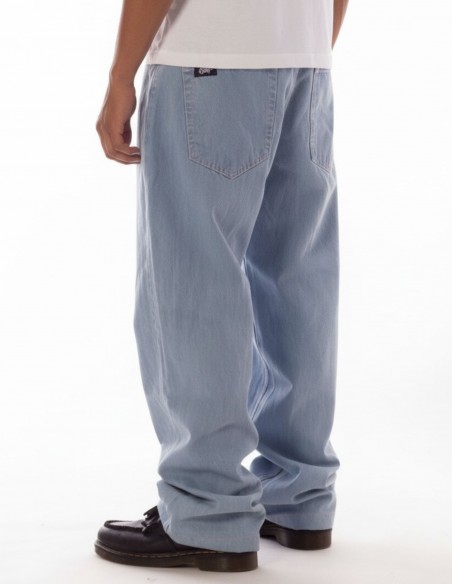 BSAT Aliens 4 Peace The Finger Sky Pink Contrast Baggy Jeans