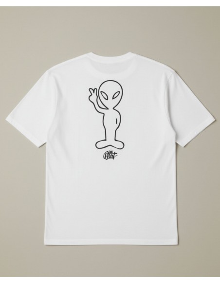 BSAT Aliens 4 Peace Baggy T-shirt Stand Tall – White LIMITED EDITION
