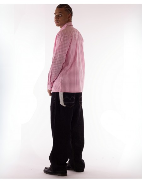 BSAT Studio Shirt – Micro Check Pink