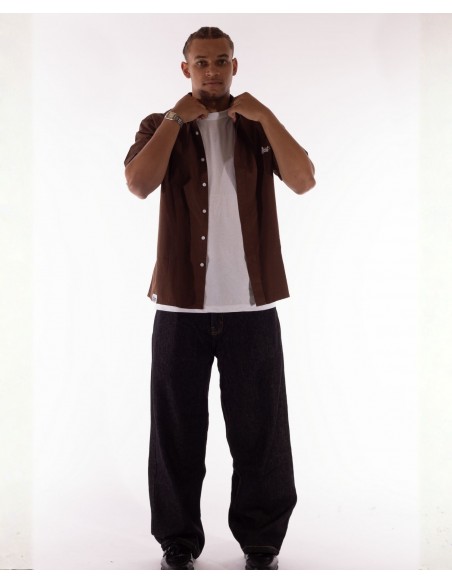 BSAT Studio Short Sleeve Shirt – Solid Brown