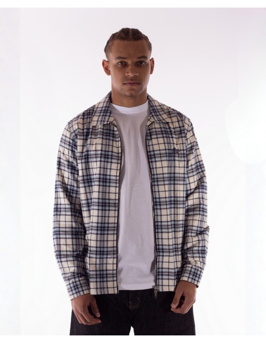 BSAT Studio Flannel Zip Shirt – Grid...