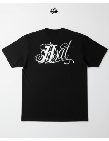 BSAT ArtScript Baggy Tee Black