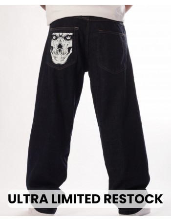 Indigo Blue Skull Baggy...