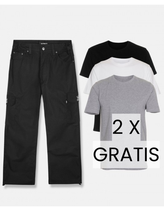 Cargo and tee pack - get 2 free tees