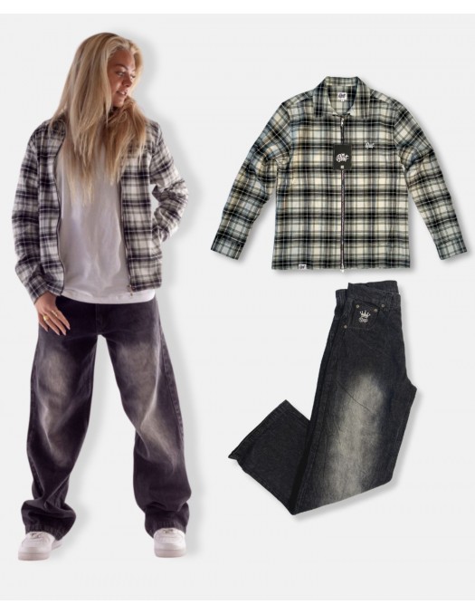 Bronx Black Washed and Shirt pack -...