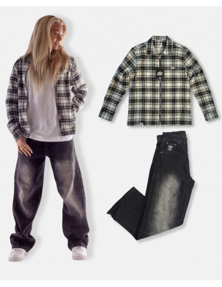 Bronx Black Washed and Shirt pack - Spar 200 kr