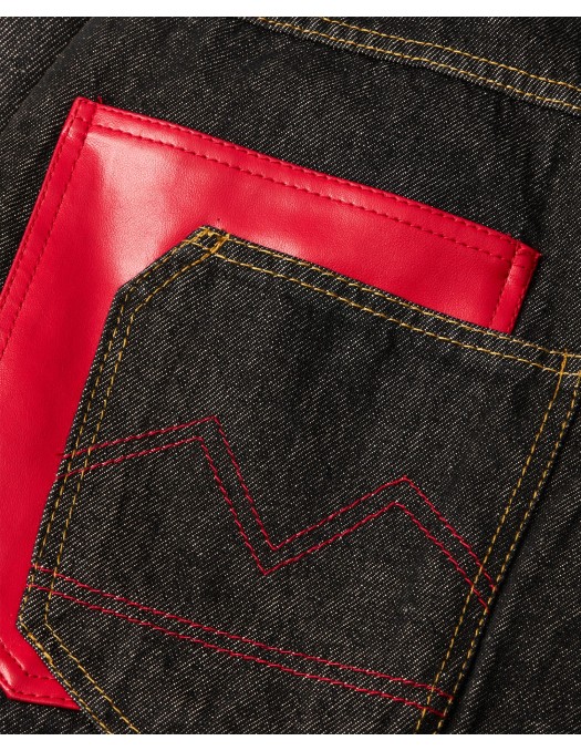 BSAT 4 Pocket Blazed Up Baggy Jeans...