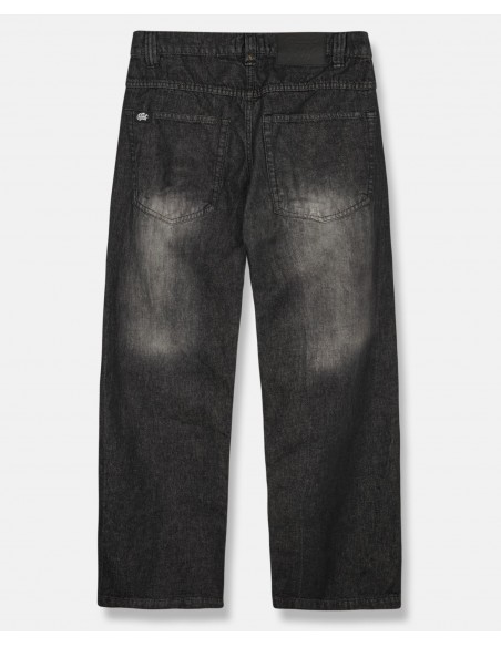 BSAT Bronx Black Washed Denim Baggy Jeans