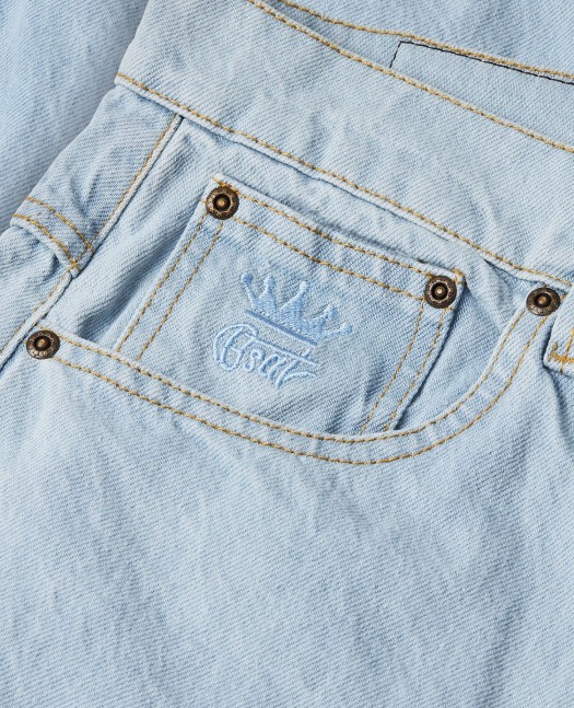 BSAT Bronx Baggy Jeans Sky Blue Washed