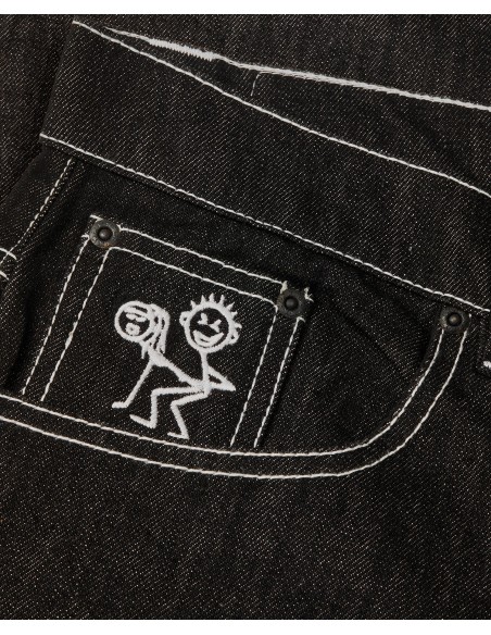 BSAT Stickman Jeans The F*ck Black Vol.2