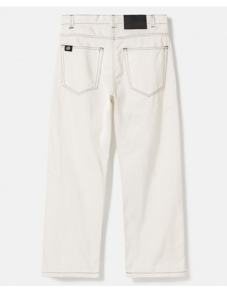 BSAT Bronx Baggy Jeans White n Black