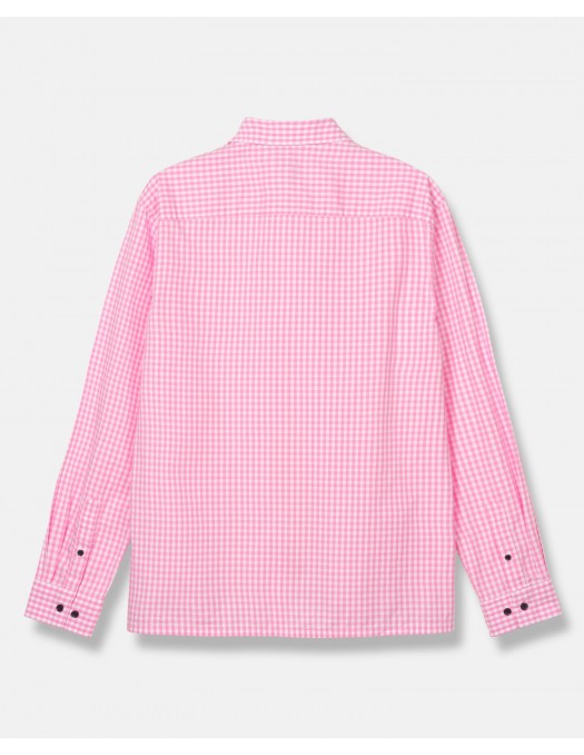 BSAT Studio Shirt – Micro Check Pink