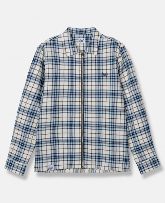 BSAT Studio Flannel Zip Shirt – Grid...