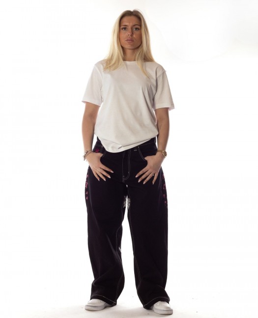 BSAT HUSTLA Hot Pink Baggy Jeans...