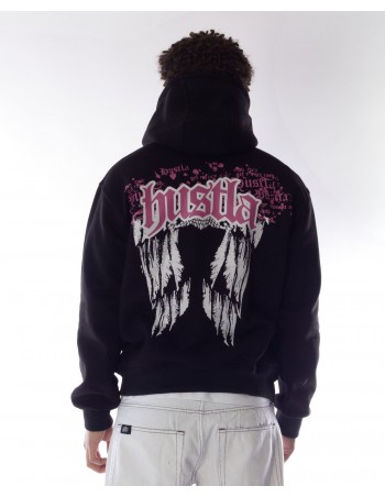 BSAT HUSTLA Hot Pink Hoody...
