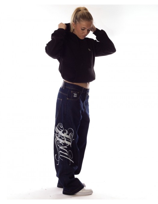 BSAT Embroidery Baggy Jeans Art...