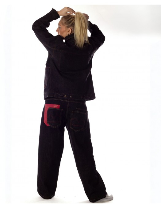 BSAT 4 Pocket Blazed Up Denim Jacket...