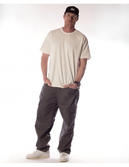 BSAT Light Weight Baggy Fit Cargo Pants Grey *Stretch Waist™*	