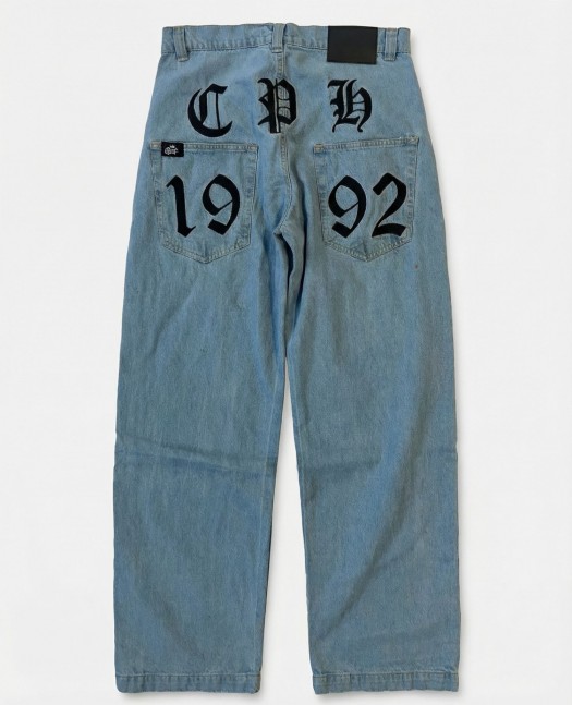 BSAT CPH 1992 Baggy Jeans Light Blue...