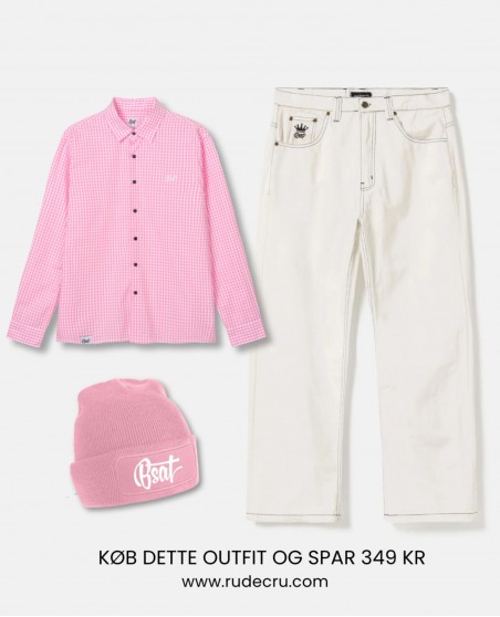 The White n Pink combo outfit