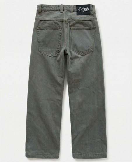 BSAT Stickman The F*ck Jeans Grey Edition White Stitching