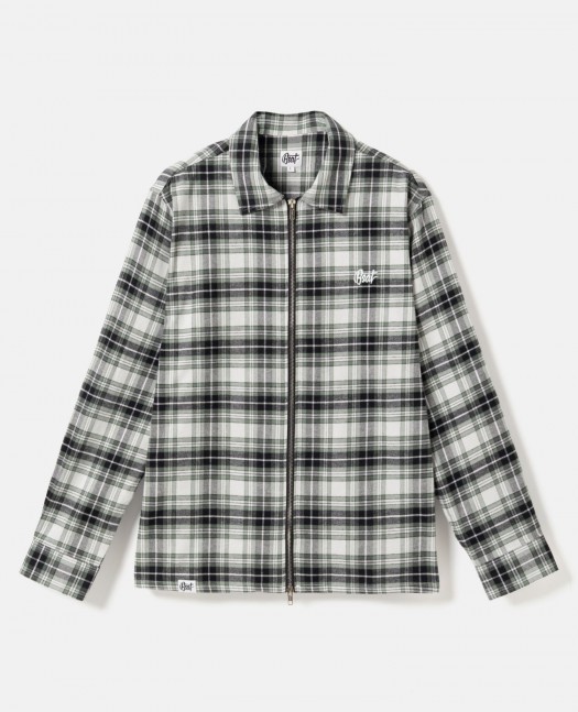 BSAT Studio Flannel Zip Shirt – Grid...