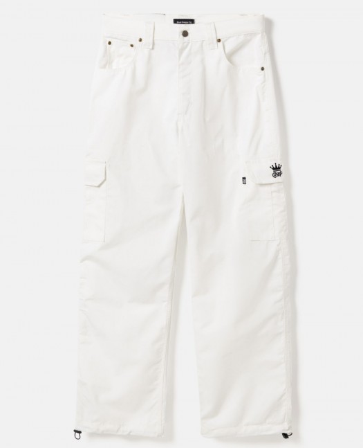 BSAT Baggy Cargo Pants White Contrast...