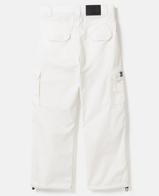 BSAT Baggy Cargo Pants White Contrast...