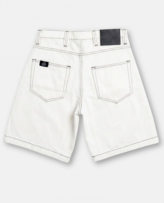 BSAT White n Black Bronx Baggy Jorts