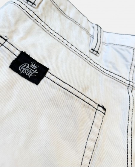 BSAT White n Black Bronx Baggy Jorts