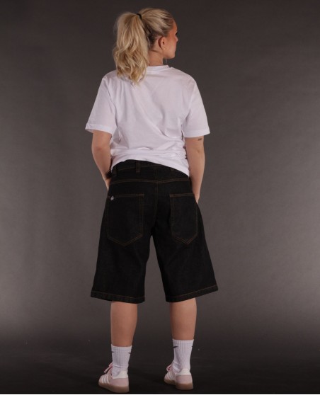 BSAT Bronx Plain Black Baggy Jorts