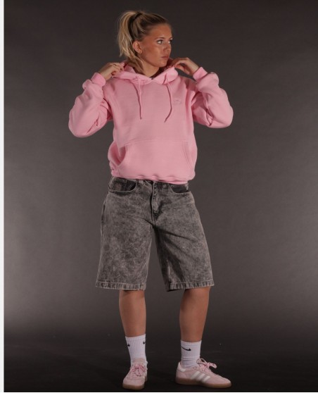 BSAT Bronx Black Dark Marble Wash Baggy Jorts