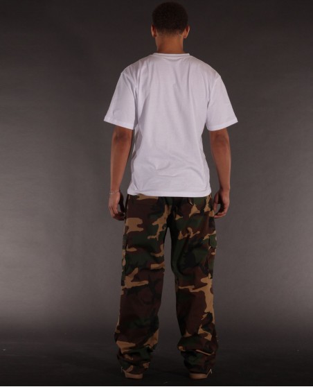 BSAT Medium Weight Baggy Cargo Pants Camo Stretch Waist™