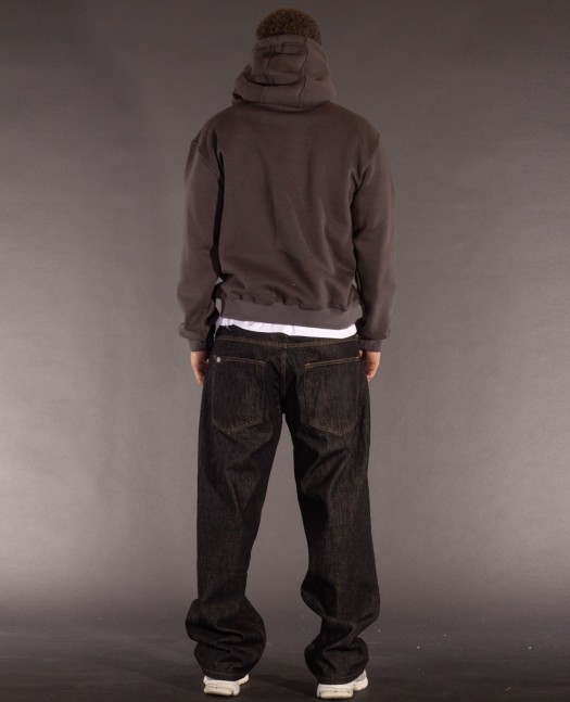 BSAT Crown Embroidery Hoodie Steel Grey