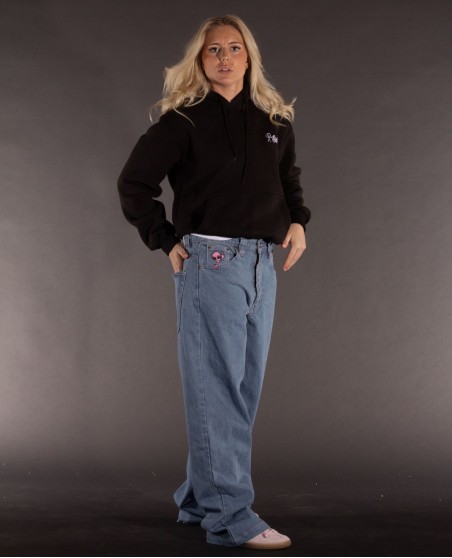 BSAT Stickman Embroidery Hoodie Black