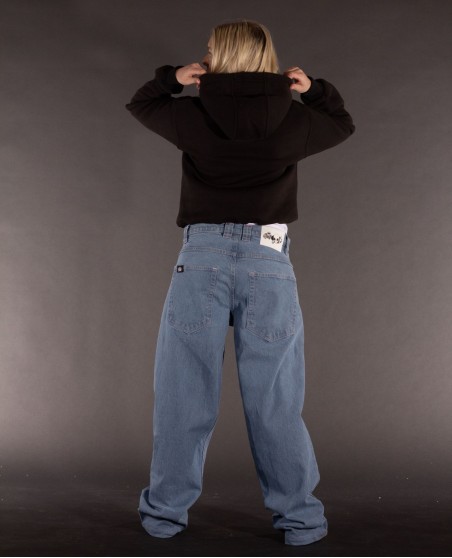 BSAT Stickman Embroidery Hoodie Black