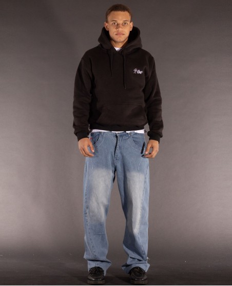 BSAT Stickman Embroidery Hoodie Black