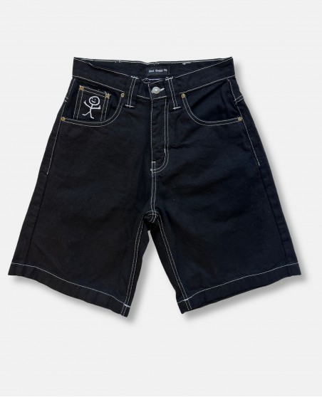 BSAT Stickman Baggy Jorts The Fingers Black Vol.2