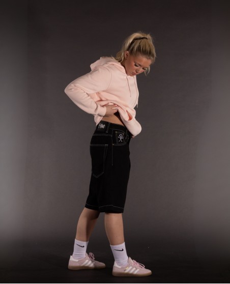 BSAT Stickman Baggy Jorts The Fingers Black Vol.2