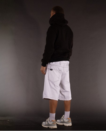 BSAT White n Black Bronx Baggy Jorts