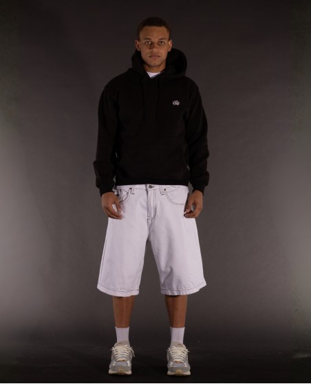 BSAT White n Black Bronx Baggy Jorts