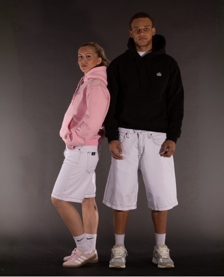 BSAT White n Black Bronx Baggy Jorts