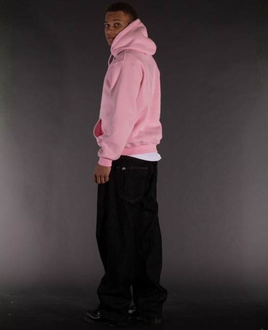 BSAT Crown Embroidery Hoodie Soft Pink