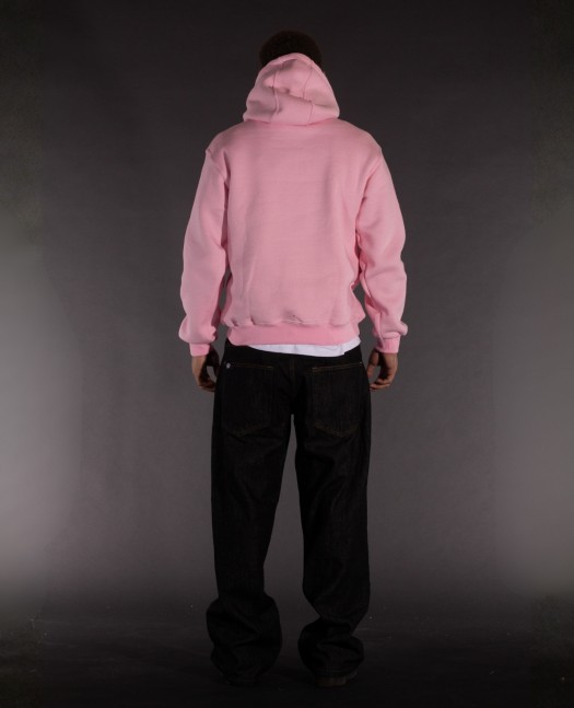 BSAT Crown Embroidery Hoodie Soft Pink
