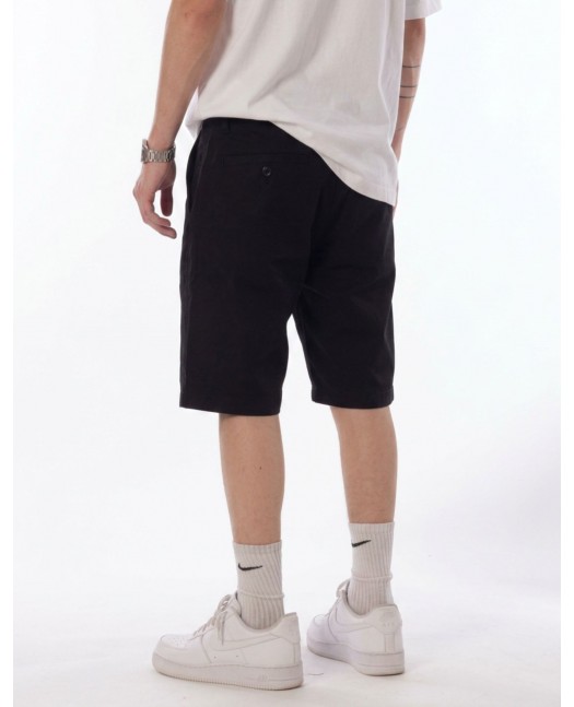 BSAT X-Loose Chino Shorts Jet Black