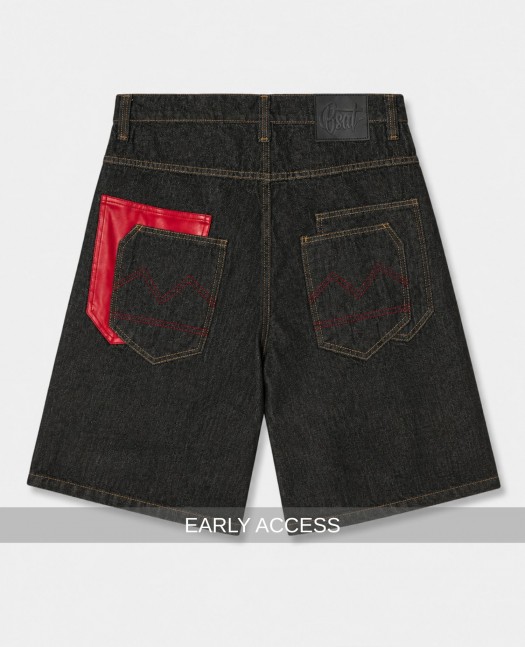 BSAT 4 Pocket Blazed Up Baggy Jorts...