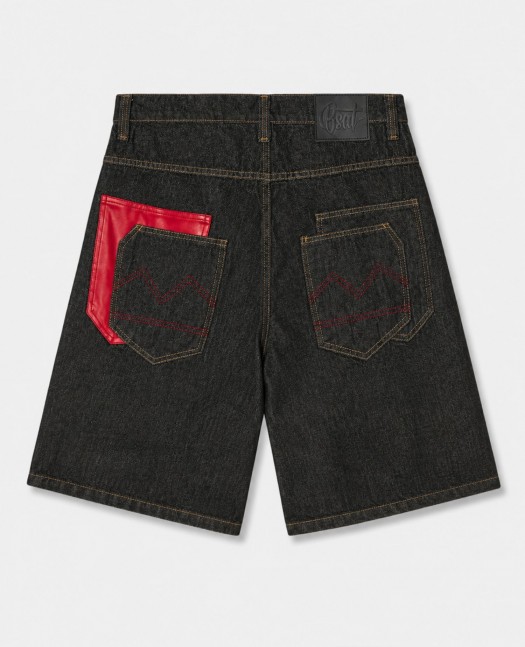 BSAT 4 Pocket Blazed Up Baggy Jorts...